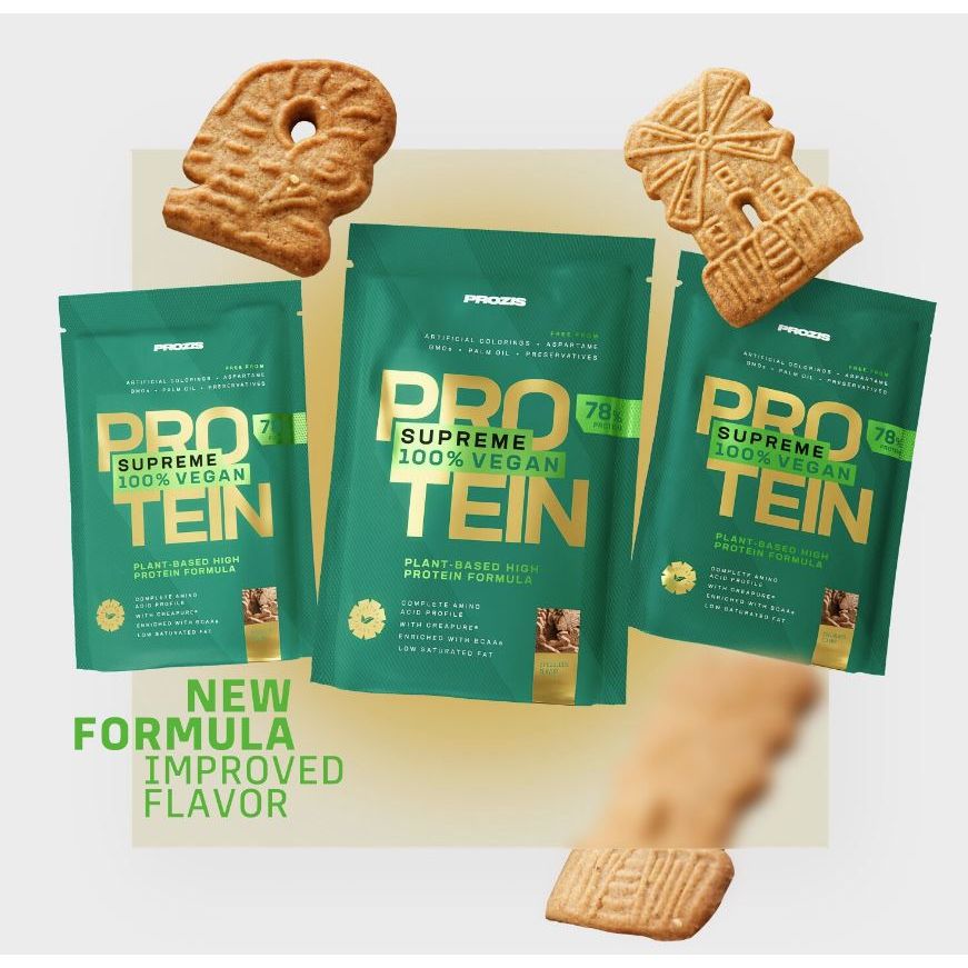Prozis Supreme 100% Vegan Protein (1 sachet) - Top Nutrition and Fitness 