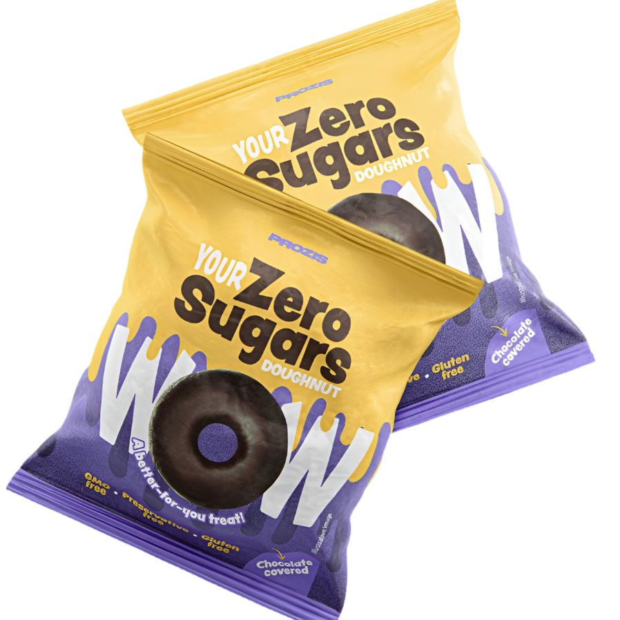 Donut sans sucre enrobé de chocolat Prozis (1 donut)