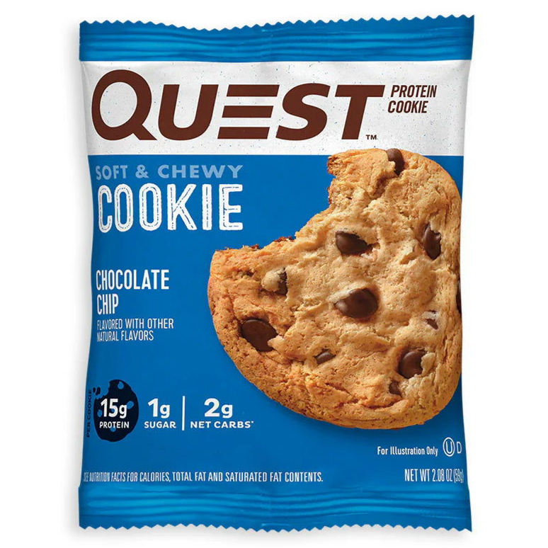 Quest Nutrition Keto GF Protein Cookies (1 cookie) - Top Nutrition and Fitness 