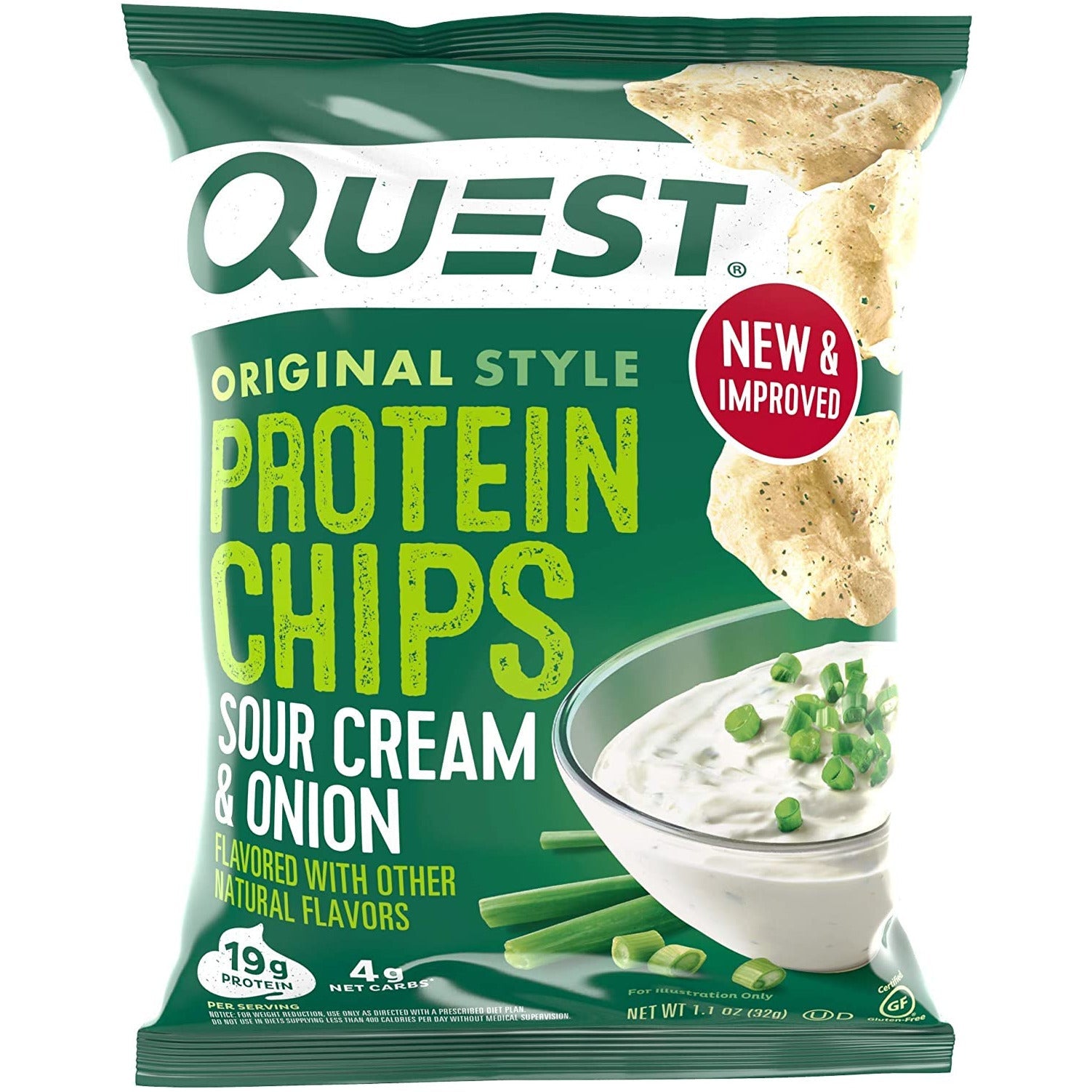 Quest Nutrition Protein Chips (1 bag) - Top Nutrition and Fitness 