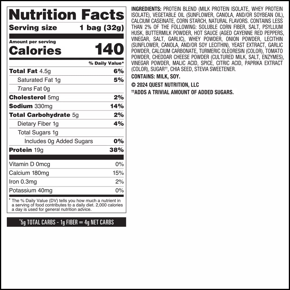 Quest Nutrition Protein Chips (1 bag) - Top Nutrition and Fitness 