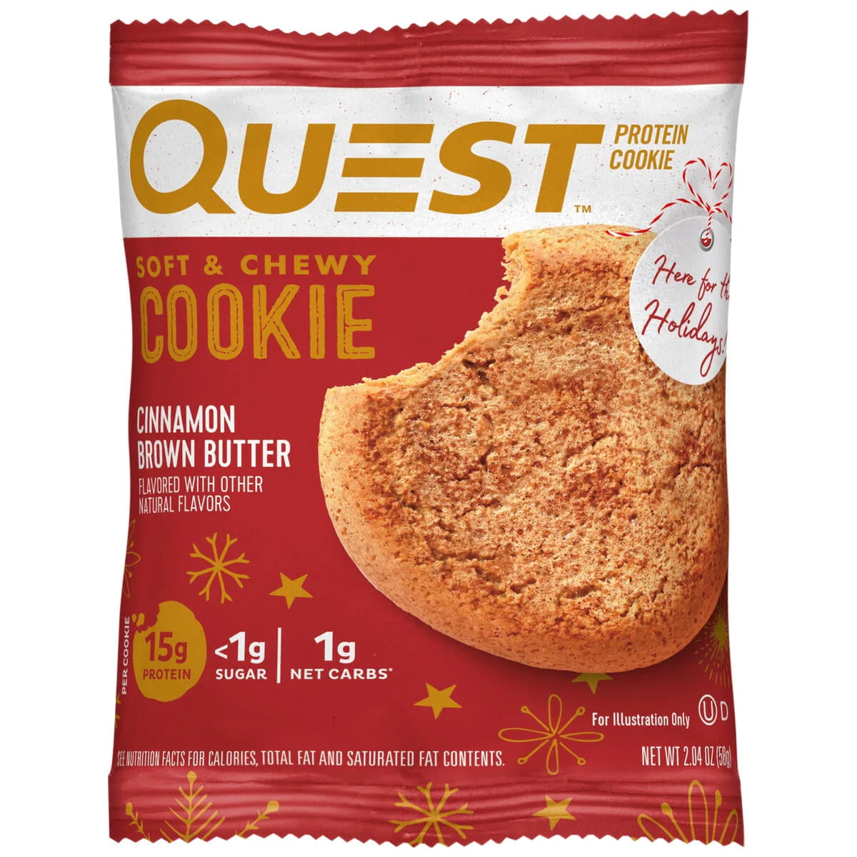 Quest Nutrition Keto GF Protein Cookies (1 cookie)