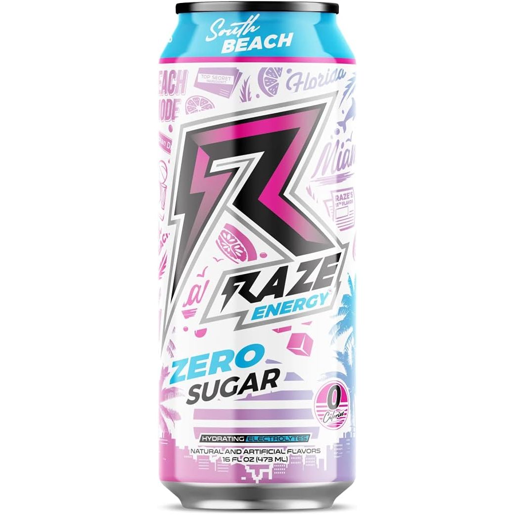 RAZE Energy Drink (1 can) - Top Nutrition and Fitness 