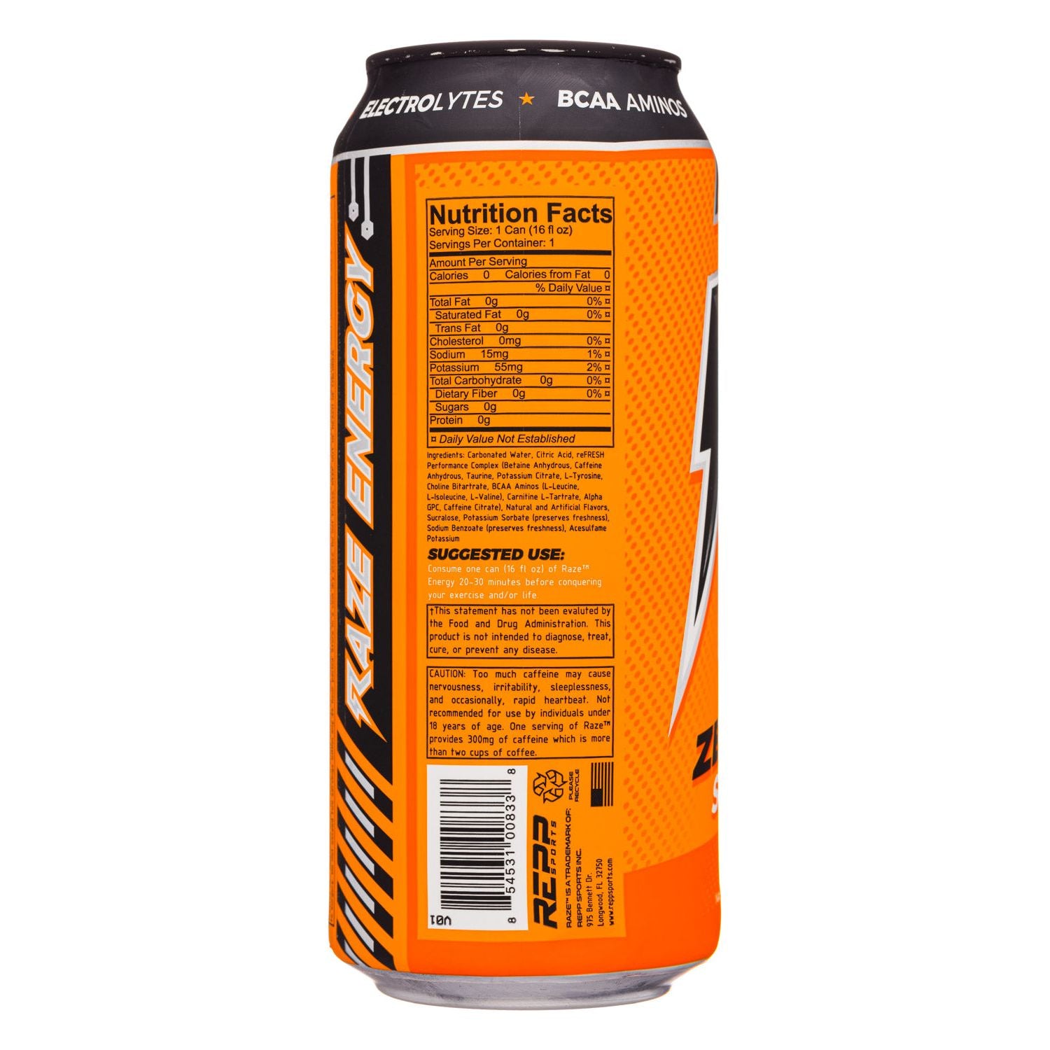 RAZE Energy Drink (1 can) - Top Nutrition and Fitness 
