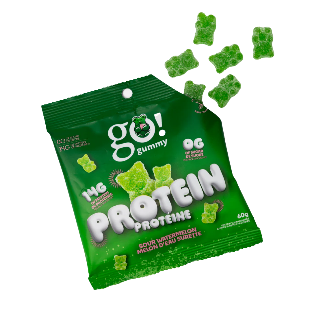 Go Nutrition Go Gummy Protein (1 Bag — 14g Protein)