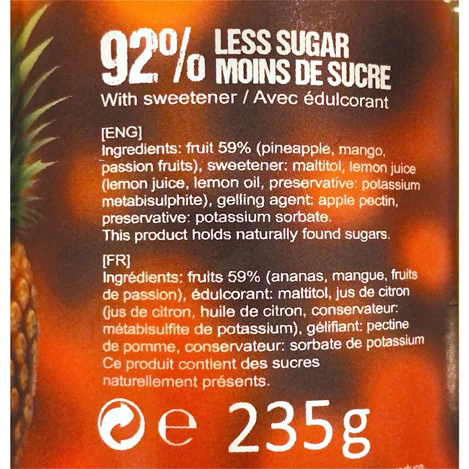 Rabeko Zero Jam (225 g) BEST BY DEC 2023 