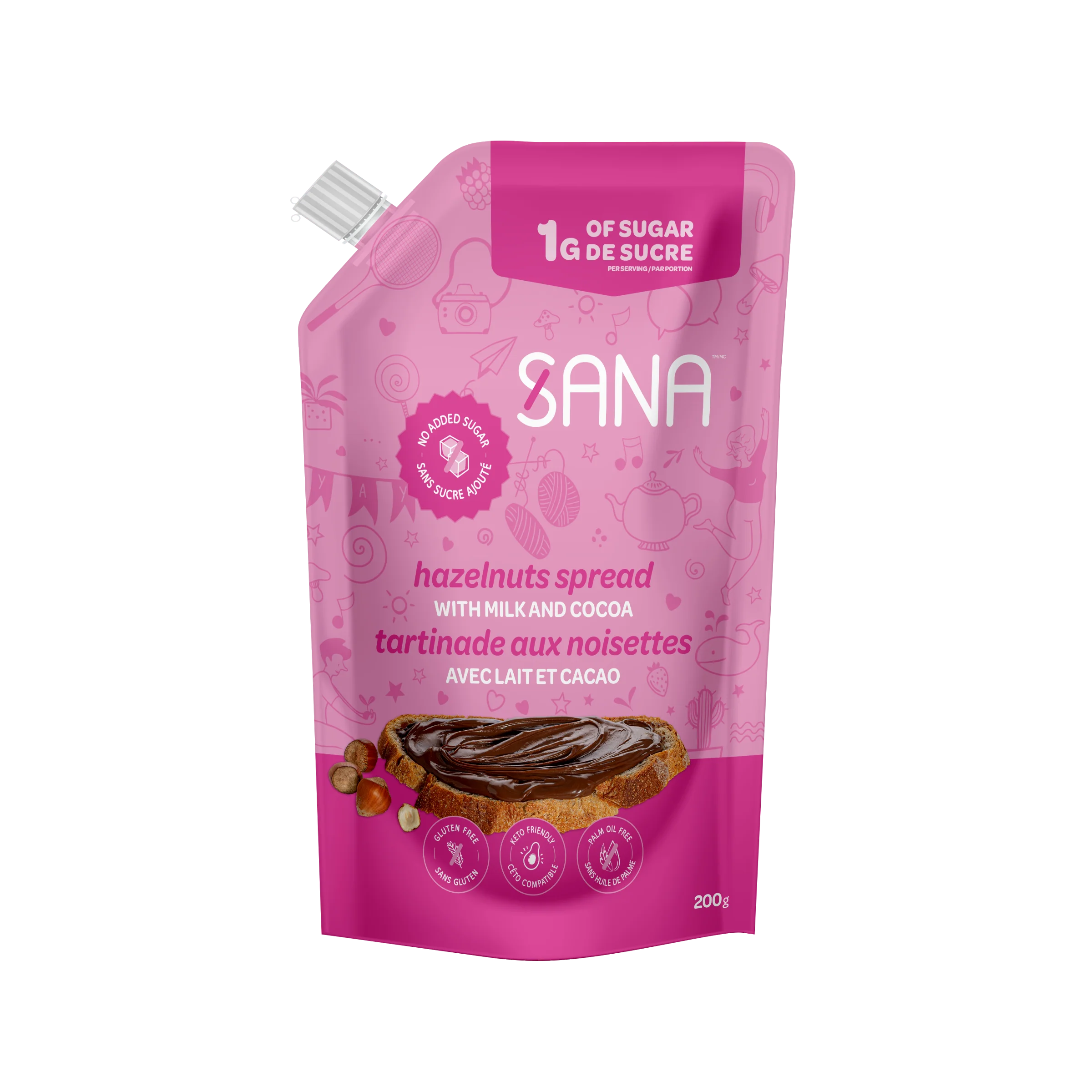 SANA Keto No Added Sugar Spread (200g)