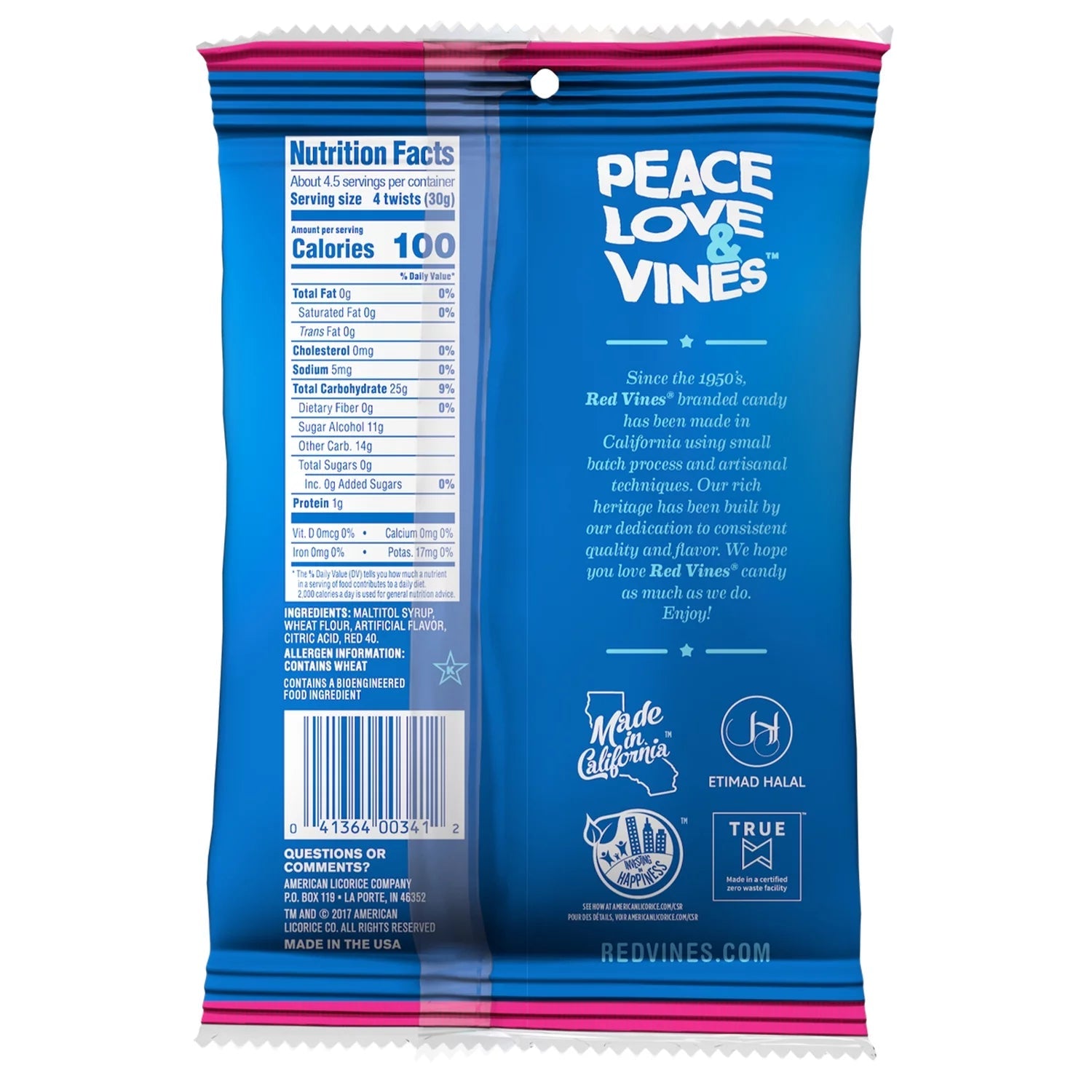 Red Vines Sugar Free Strawberry Twists (141 g) 