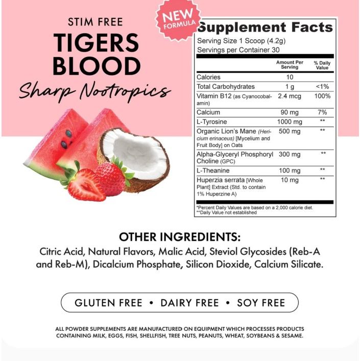 Bowmar Nutrition SHARP Nootropics (30 servings)