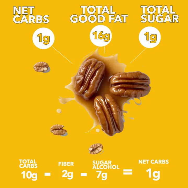 Schoolyard Snacks Keto GF Maple Candied Pecans (6.5oz bag) - Top Nutrition and Fitness 