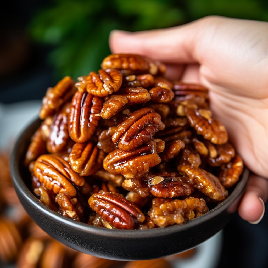Schoolyard Snacks Keto GF Maple Candied Pecans (6.5oz bag) - Top Nutrition and Fitness 