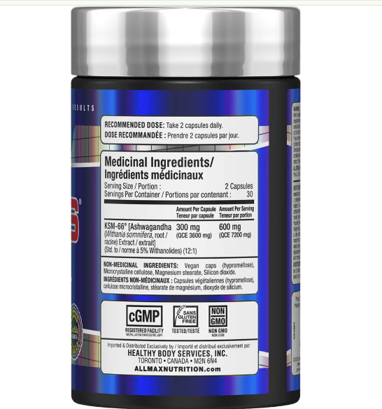 Allmax KMS-66 Ashwagandha (60 Caps)