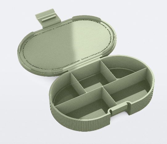 Prozis Pillbox - Olive Green