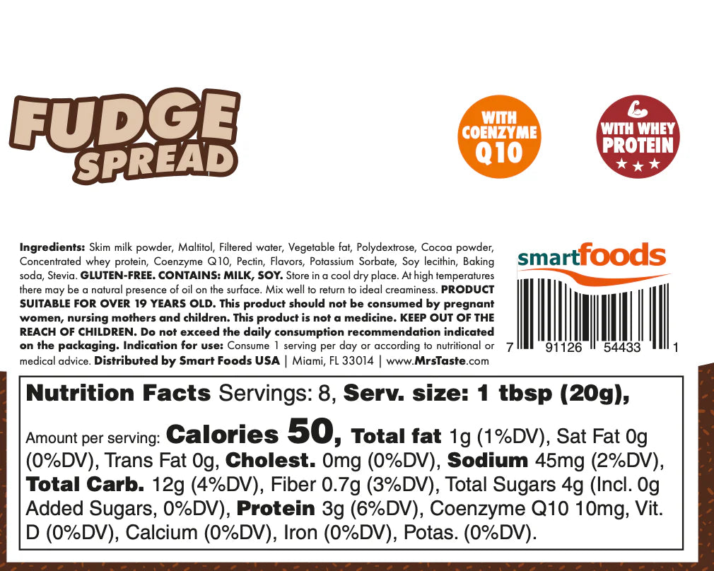 Mrs Taste Zero Sugar Gluten Free Spread (460g)