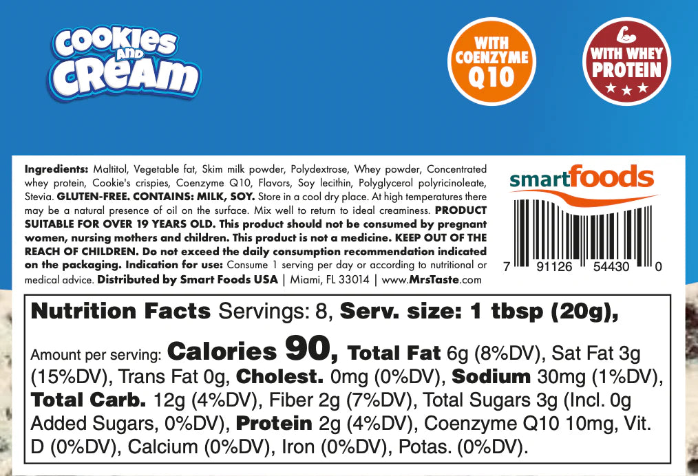 Mrs Taste Zero Sugar Gluten Free Spread (460g)