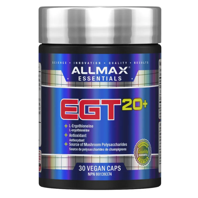 ALLMAX EGT20+ (30 Capsules) — Allmax Nutrition — Buy in Canada at Top Nutrition & Fitness