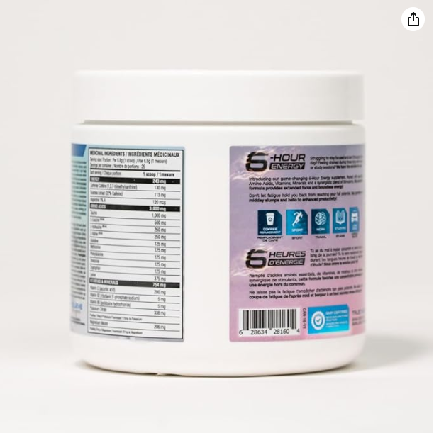 Believe Supplements Aminos + Energy 6