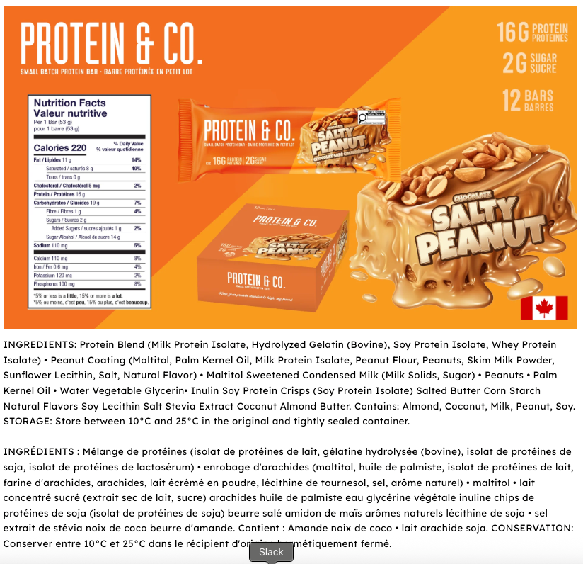 Nutraphase Protein & Co. Keto Protein Bar (1 bar)