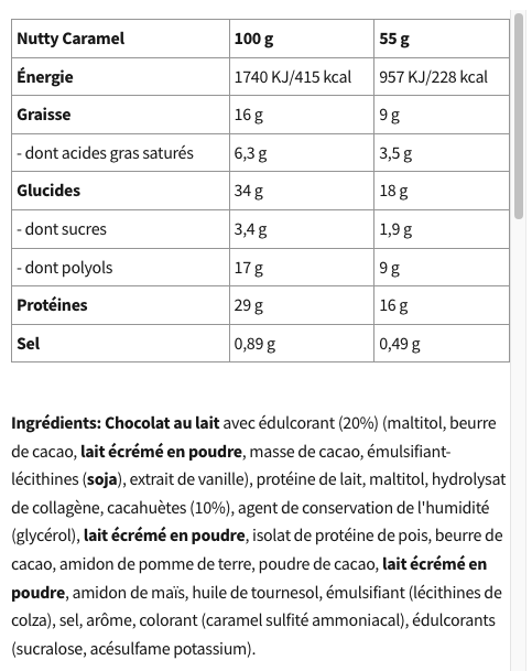 Wispy Low Sugar Protein Bar (1 Bar)