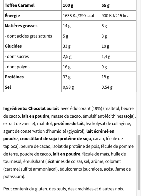 Wispy Low Sugar Protein Bar (1 Bar)