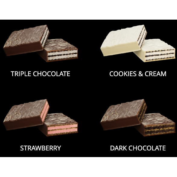 Prozis Low Sugar Zero Protein Wafer (1 bar)