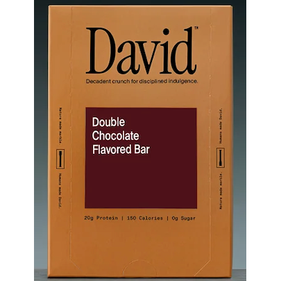 NEW David Protein Bar Bronze (1 BOX of 12)