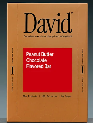 NEW David Protein Bar Bronze (1 BOX of 12)