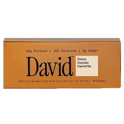 NEW David Protein Bar Bronze (1 BOX of 12)