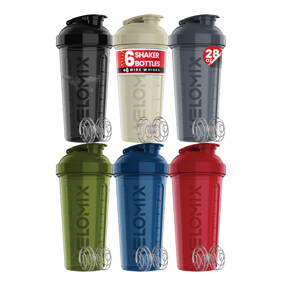 Velomix Shaker Bottle with Ball (1 bottle-28 oz) — gym shaker for protein shakes (view 6)