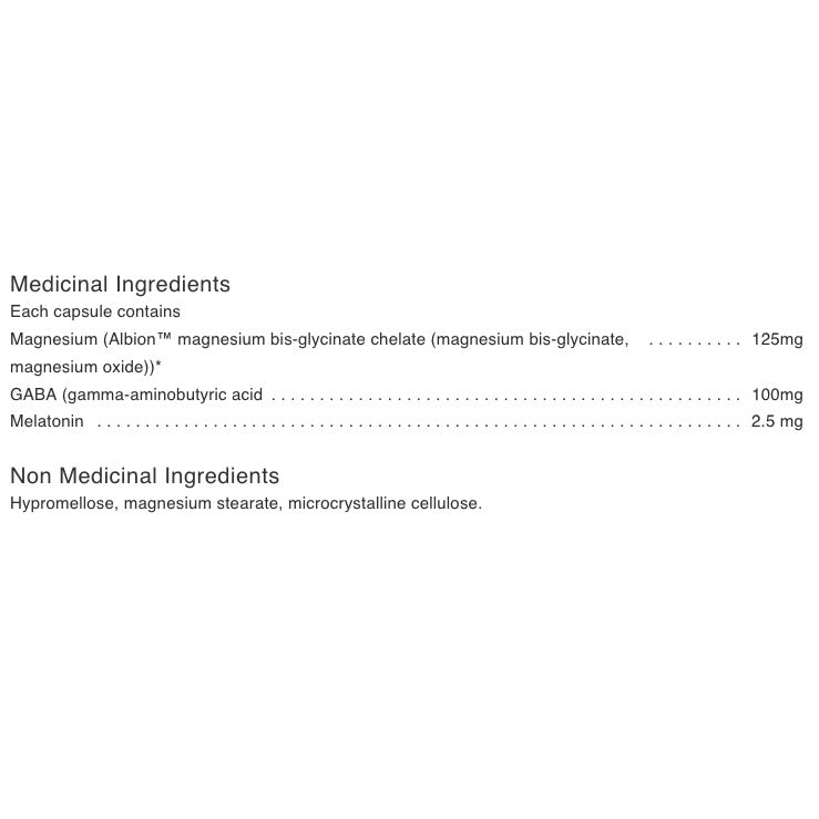Orange Naturals Sleep - Magnesium+GABA+Melatonin (90 Capsules), retail bottle