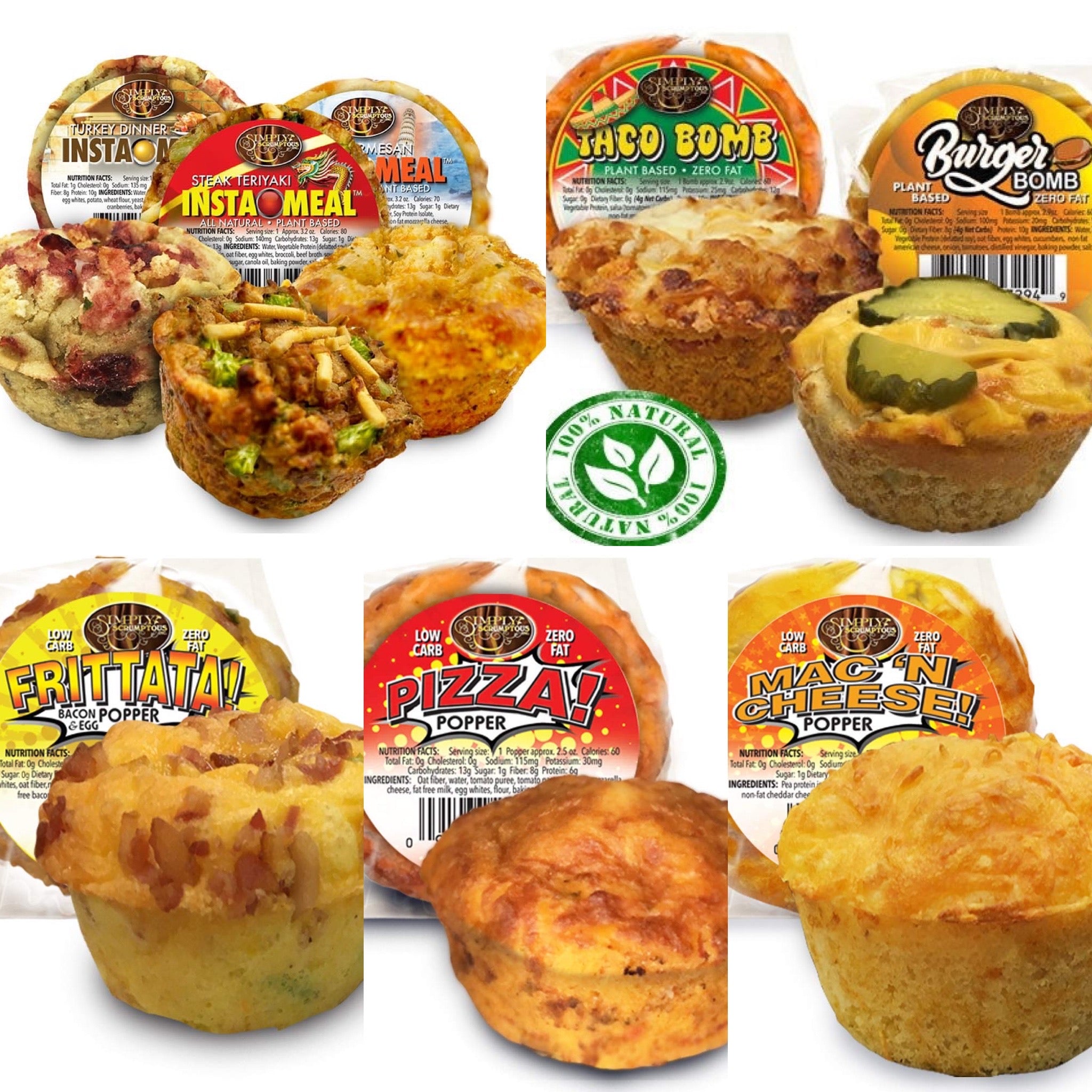 Simply Scrumptous SAVOURY Keto Snacks (1 unit) - Top Nutrition and Fitness 