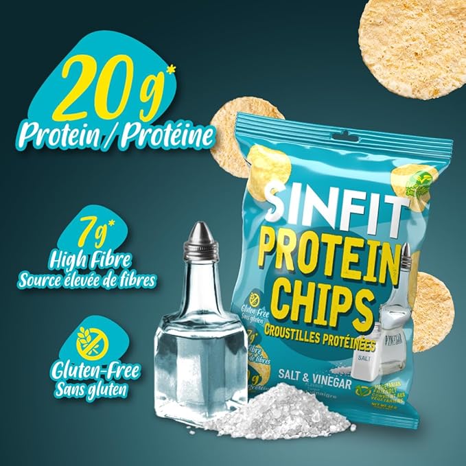 Sinfit Nutrition GF Protein Chips (1 bag) - Top Nutrition and Fitness 