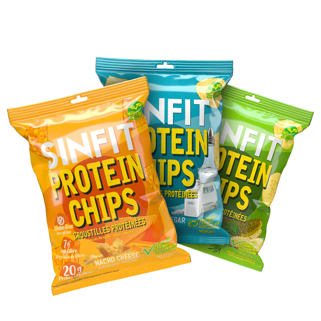 Sinfit Nutrition GF Protein Chips (1 bag) - Top Nutrition and Fitness 