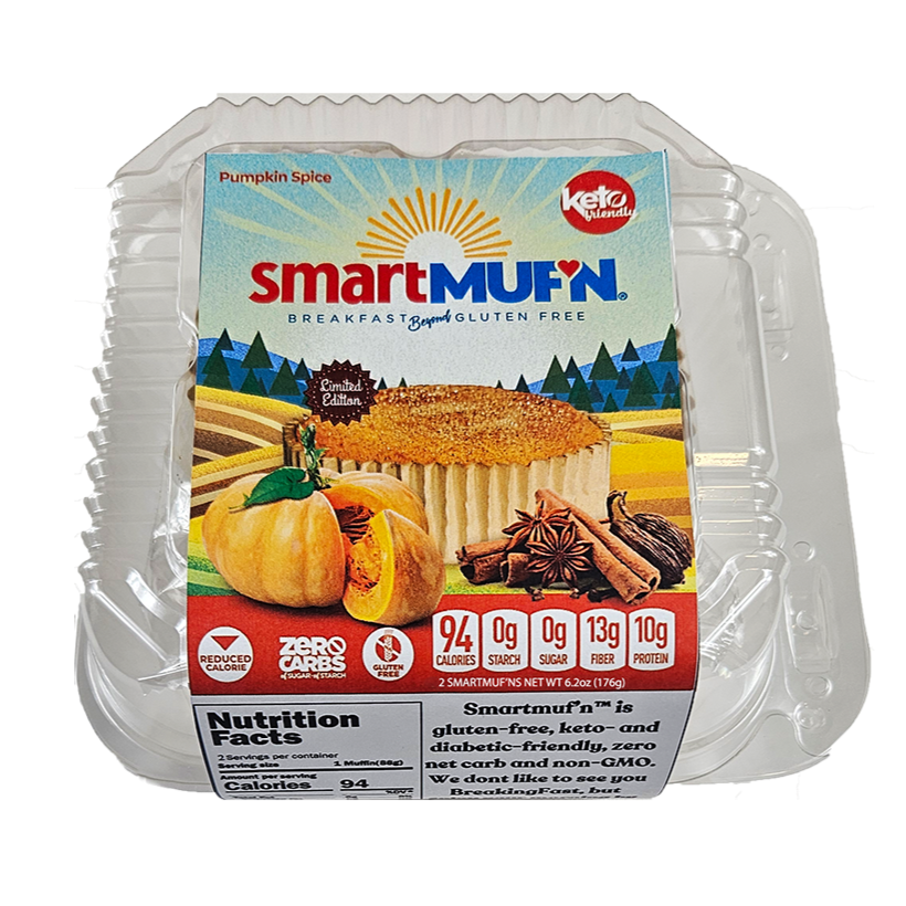 Smart Baking Gluten Free 0 Carb SmartMuf’n (2 pack) *KEEP FROZEN* 