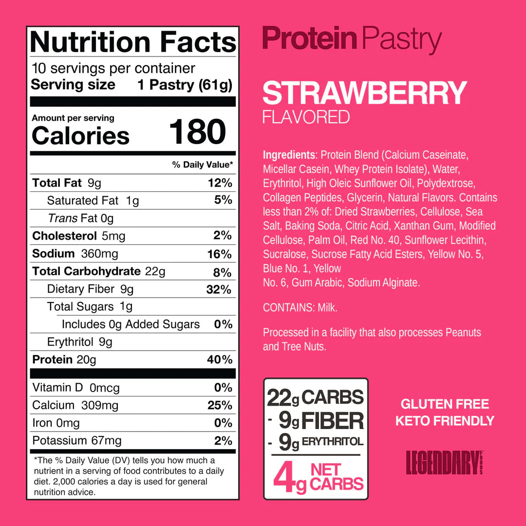 Legendary Foods GF Keto Protein Pastry (1 "poptart")