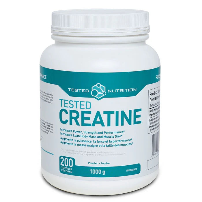Tested Nutrition Creatine Monohydrate 1000g Tested Nutrition Top Nutrition Canada