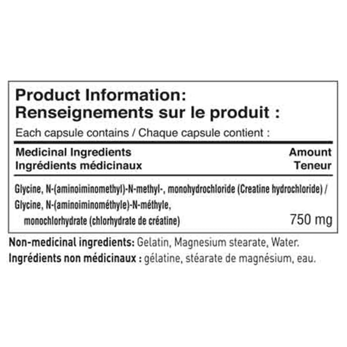 Tested Nutrition Creatine HCL (120 Caps) 