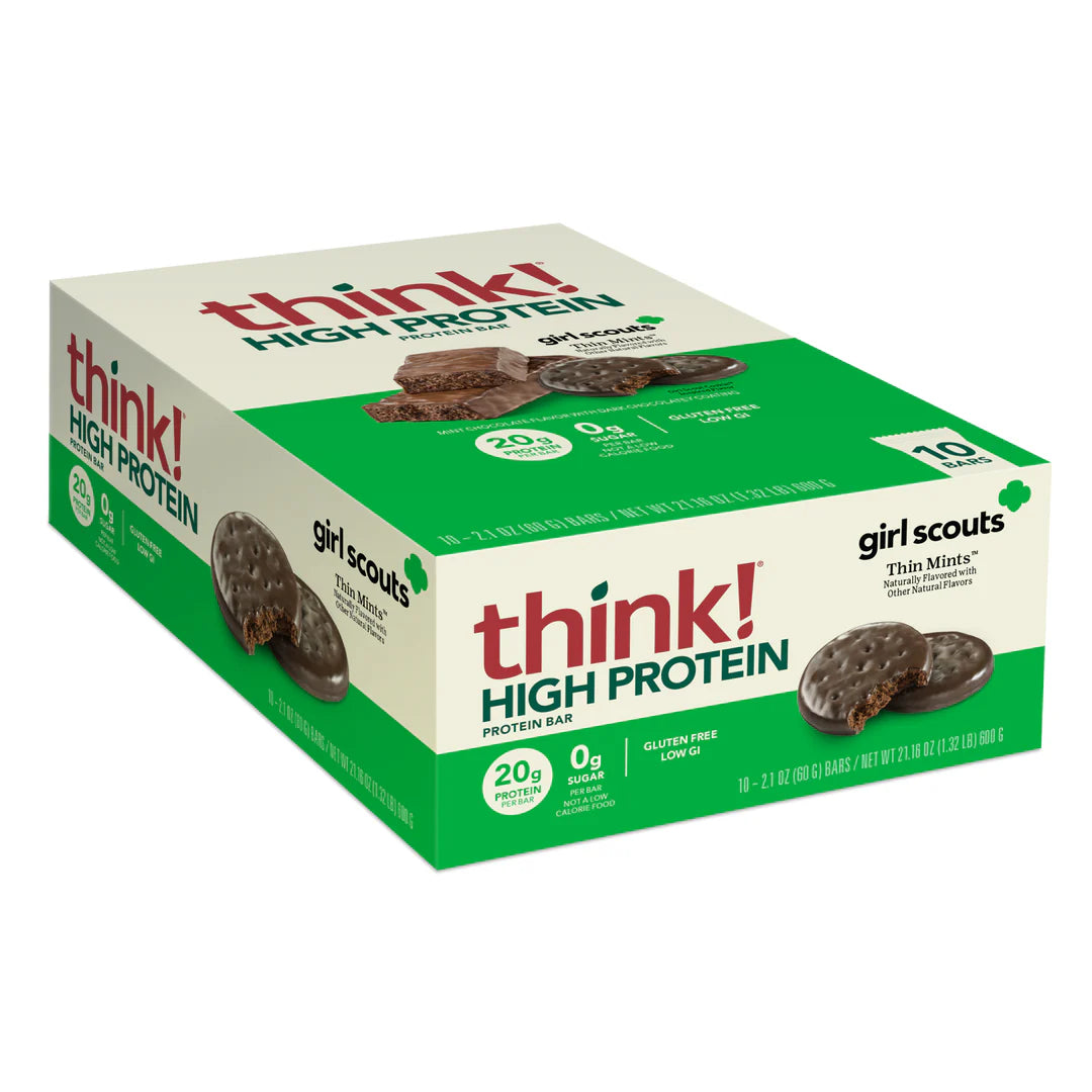 Think! High Protein Bar (Box of 10) - Top Nutrition and Fitness 