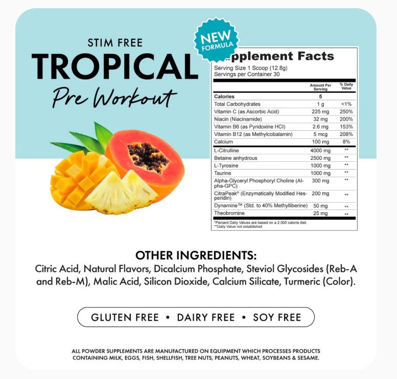 Bowmar Nutrition PRE WORKOUT (30 servings)