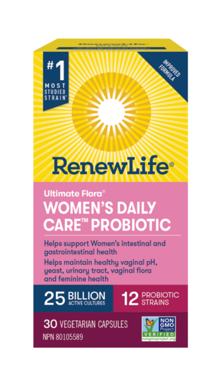 RenewLife Ultimate Flora® Women’s Daily Care™ Probiotic (30 vegetarian capsules)