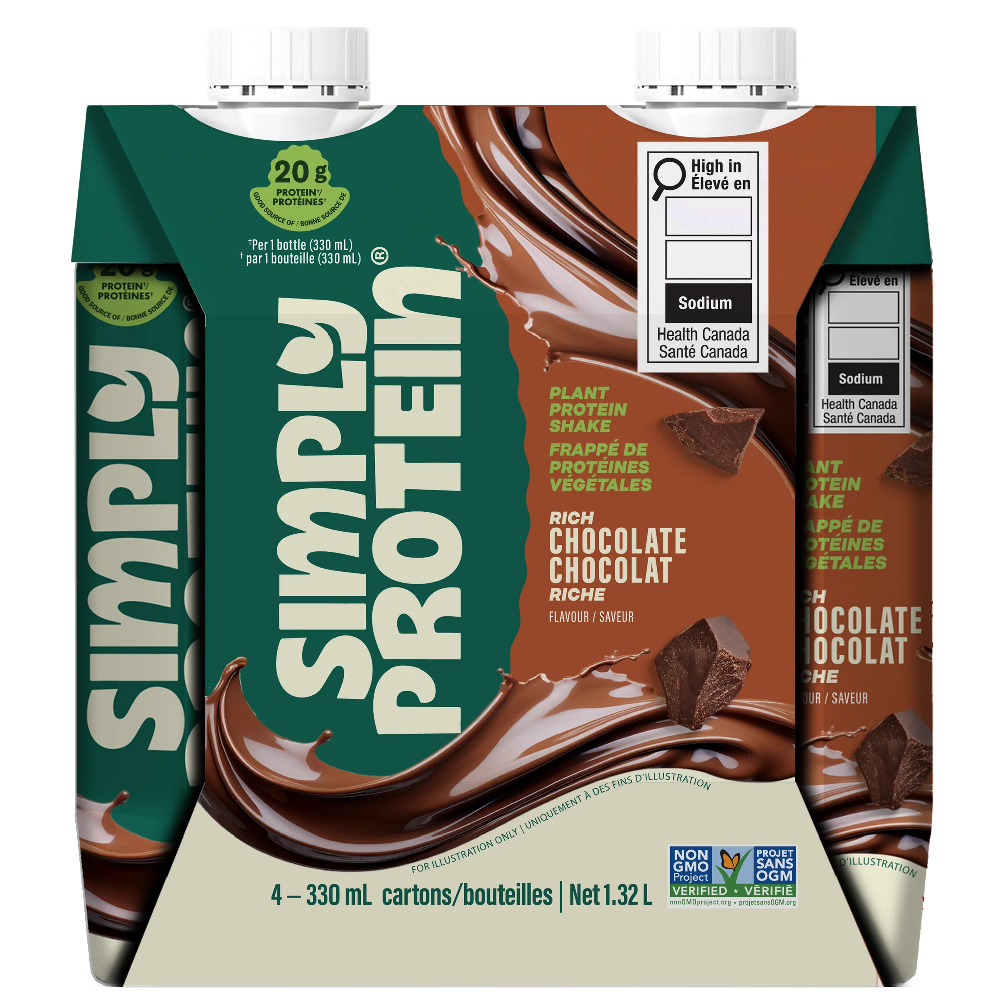 Shake protéiné végétal SimplyProtein+ (330 ml)
