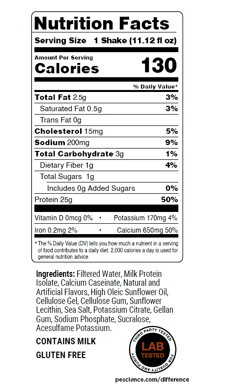 Select Protein Shake - RTD