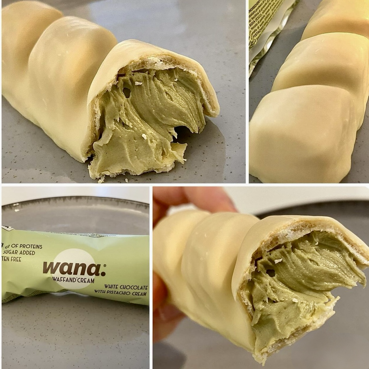 WANA Waffand'Cream "Kinder Bueno" Keto Protein Bars (1 Box of 12 Bars) 