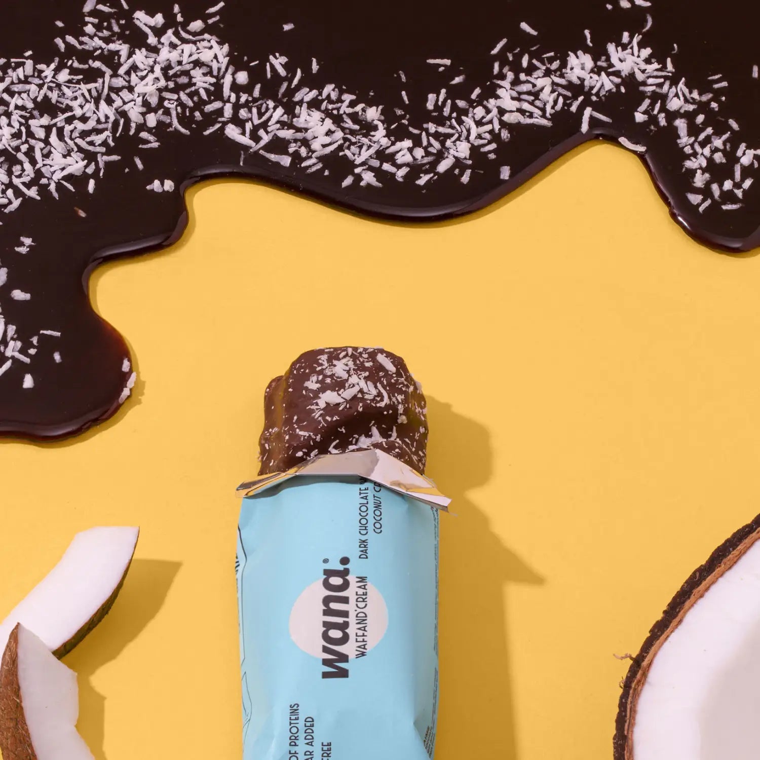 WANA Waffand'Cream "Kinder Bueno" Keto Protein Bars (1 Box of 12 Bars) 