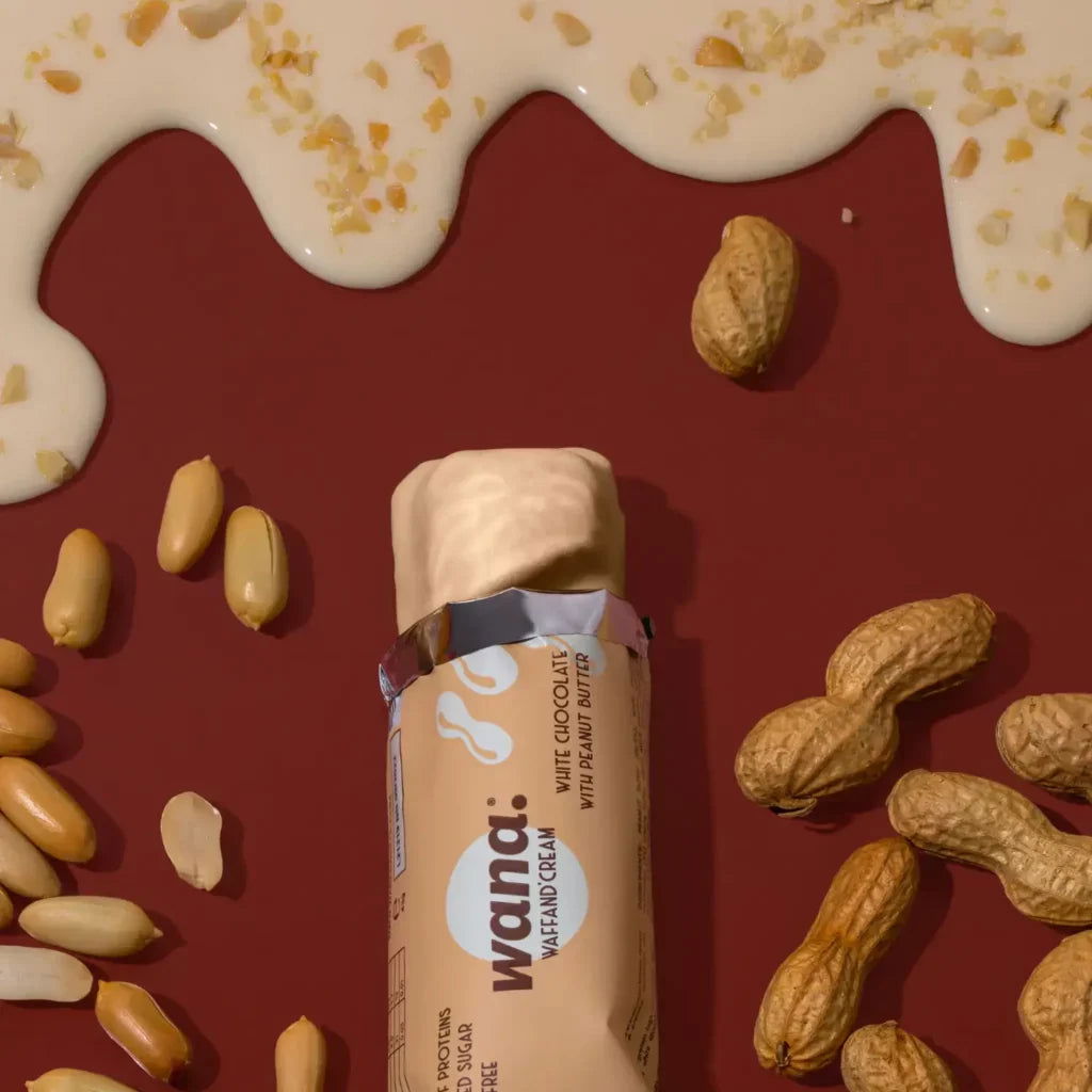 WANA Waffand'Cream "Kinder Bueno" Keto Protein Bars (1 Box of 12 Bars) 
