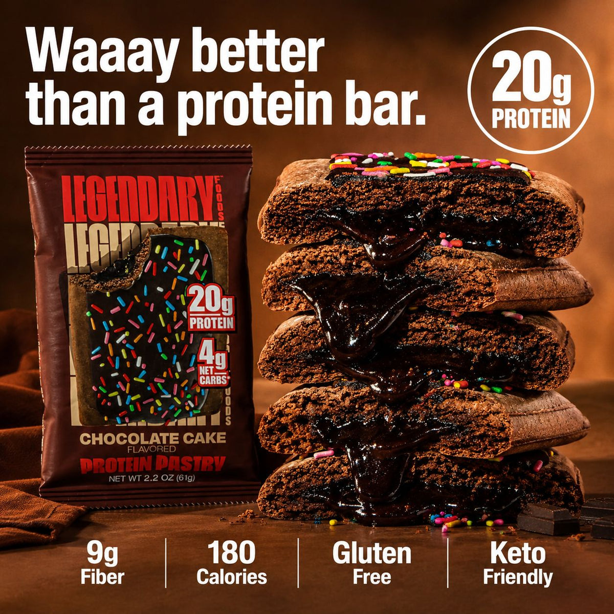 Legendary Foods GF Keto Protein Pastry (1 "poptart")