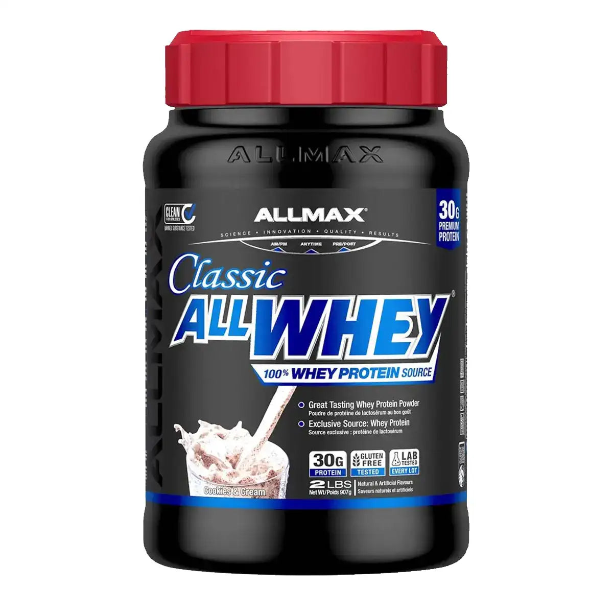 Allmax AllWhey Classic 100% Whey Protein Powder (2lb)