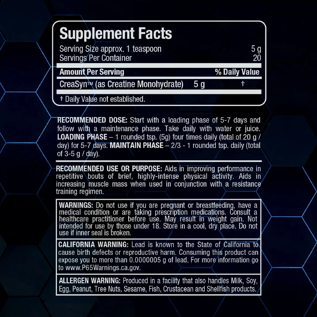 ALLMAX Micronized Creatine Monohydrate — Unflavoured (1000g / 200 Servings)