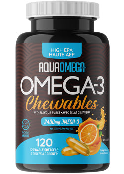 Aqua Omega-3 Fish Oil Chewables(120 Chewable Softgels)