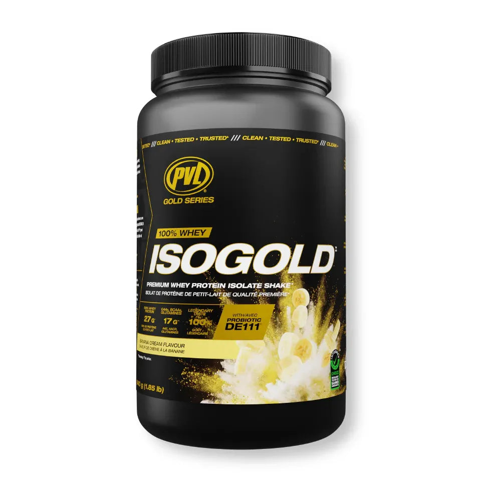 Isolat et hydrolysat de lactosérum PVL IsoGold (2 lb) 